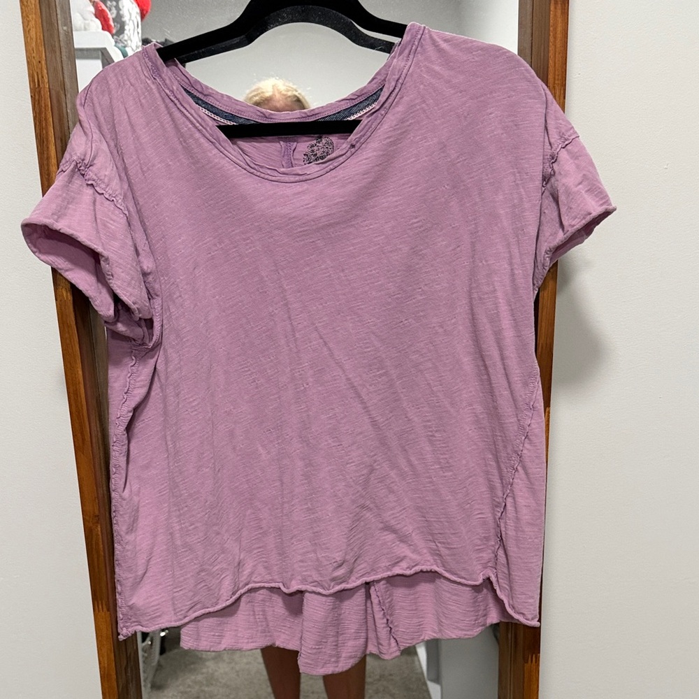 Pilcro Lavender Short Sleeve Top